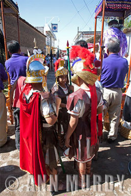 Roman Soldiers at the 2nd station of the cross