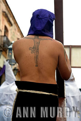 Penitente with Christ on his back