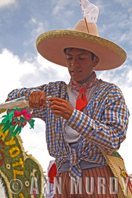 Pouring a mezcal