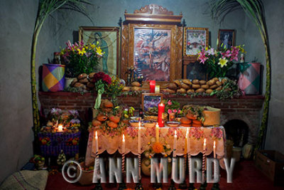Altar in Sofia's home