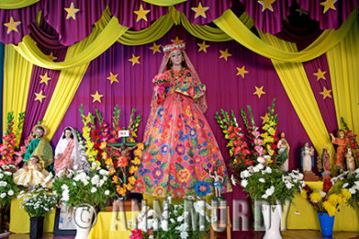 Home altar for Santa Rosa of Lima