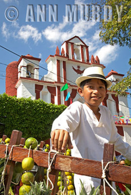 Little Boy in Processional Cart