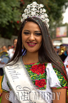 Girl from Paracho in parade