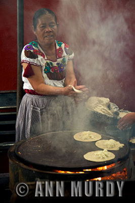 Making tortillas