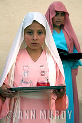 Girls in procession