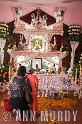Viewing altar for Jacobo Poblano Paredes