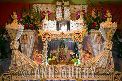 Detail of altar for Mara de Los Angeles Sandoval Daz