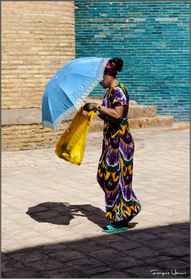 Lady with an umbrella