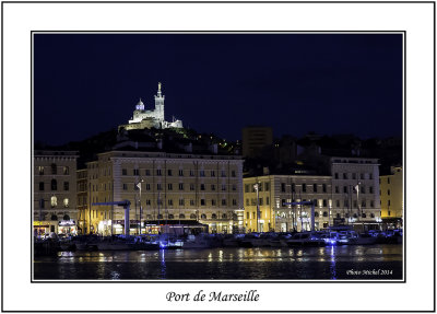 Port de Marseille - Basilique Notre-Dame de la Garde
