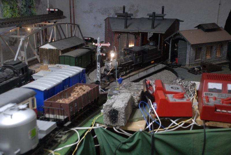 Turntable and engine houses