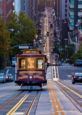Coming Up the Hill in San Francisco