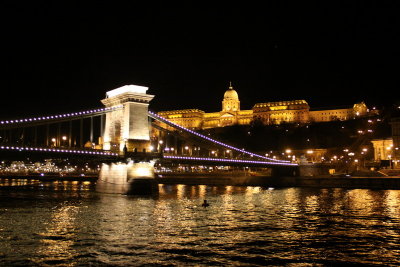 Chain Bridge and Budapest Castle