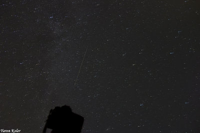 Perseid meteors at Mitzpe Ramon 2016