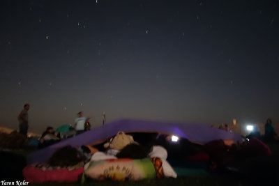 Perseid meteors at Mitzpe Ramon 2016