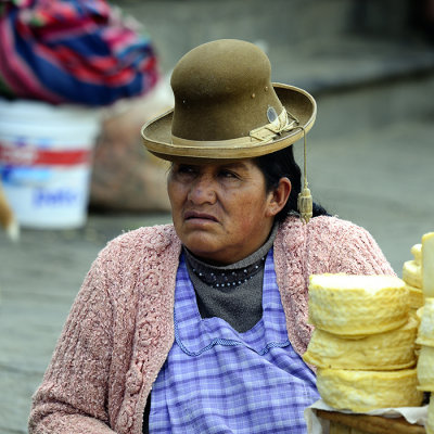 Lady with cheese