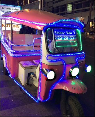 Happy New Year Tuk Tuk