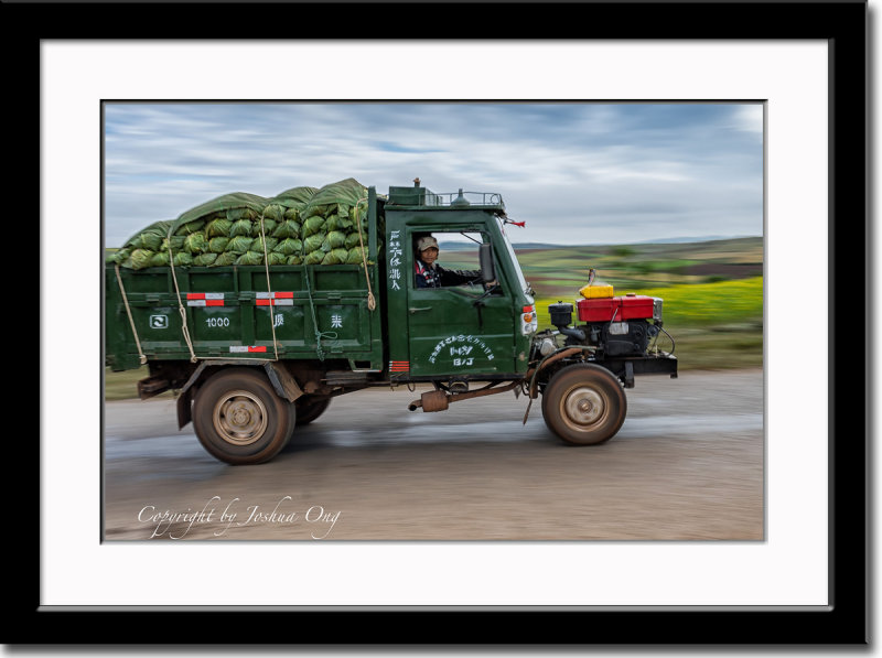 Noisy but effective product transportation to the market...