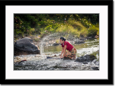 Washing Clothes in the River