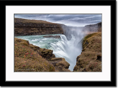 Gullfoss or Golden Waterfall