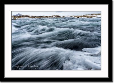 Raging river near Myrvatn