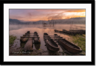 Boats at Lake Tamblingan