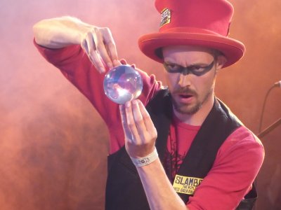 with juggling