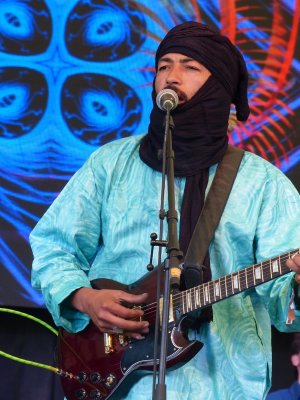 With their Saharan desert blues