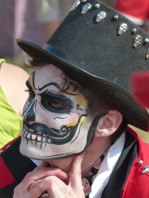 Day of the dead facepaints 1