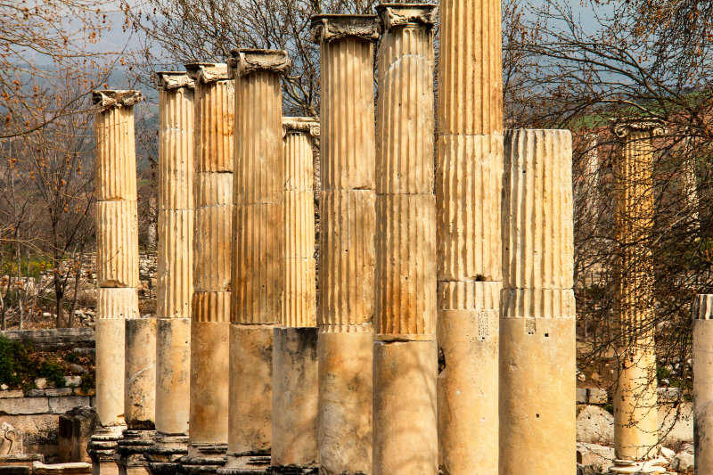 Row of pillars Aphrodisias.jpg