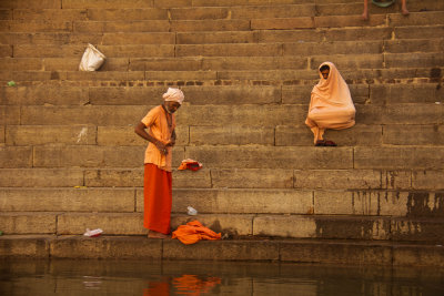 On the steps of the ghats 3.jpg
