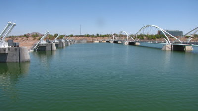 New Tempe Town Lake Dam - Inflatable to Steel Gate - 1997 - Present...