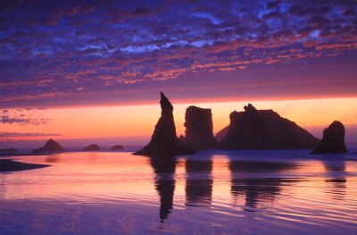 Sunset at Bandon Beach