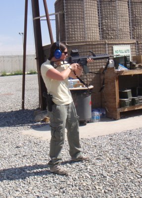 shooting competition, Camp Phoenix.