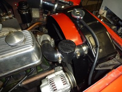 Austin Healey Cooling System Mods