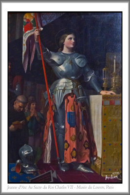 Jeanne d'Arc au sacre du roi Charles VII - Dominique Ingres 