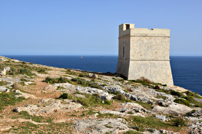 Martello Tower at Tal-Ħamrija