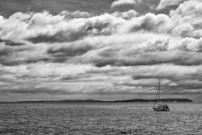 Isle of Wight from Mudeford