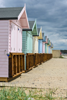 Beach huts at Mudeford