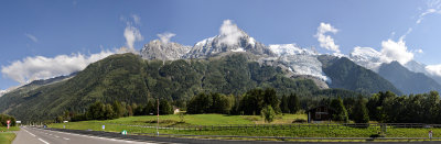 Panorama of Aguille du Midi