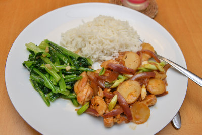 Chili Chicken and Water Chestnuts