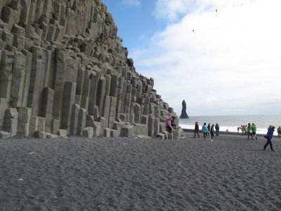 Columnar basalt at Black Sands Beach near Vik, on the south coast. 2015_08_11_Iceland _1188.jpg