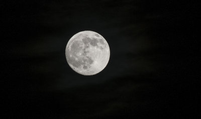 the moon 13 May 2014 at 7.50 pm 