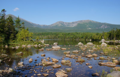Katahdin from Sandy Stream Pond