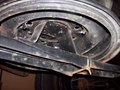 1950 Spare Tire Carrier Saddle 