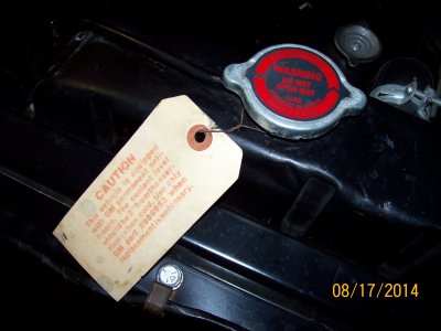 4lb. Pressure Cap-Original 1950 Radiator 01.JPG