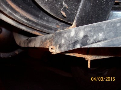 1950 Spare Tire Carrier Saddle 