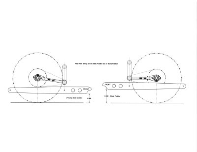 Brooklands Proposed Rear Suspension Axle Swing Arm Detail 