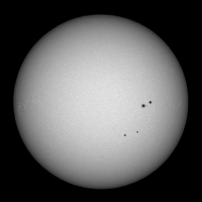 Oct 14, 2013 Sun visible today with a number of spots.