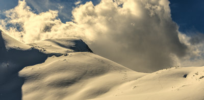 Trail after our descent from Matskja and Skibrekkdalen towards lake Grndalsvatnet