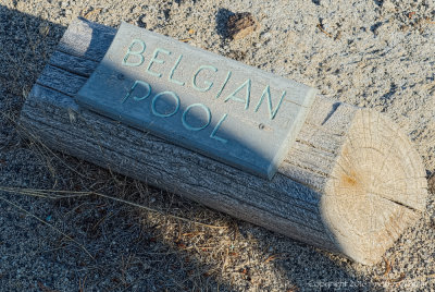 Belgian Pool Sign